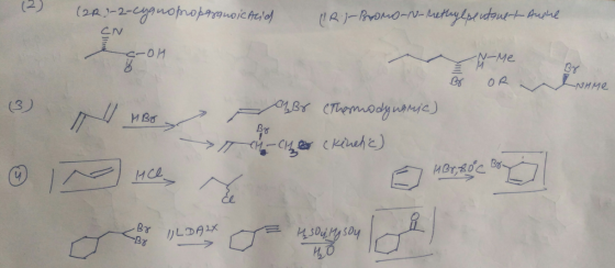 (2A-2-439nopnepronoic heo R-RMON hutylpudaust Ahe CN Me BY OR -NHME Br CThemody umie) (3) M BA - C4 Ckineh) CH- By MBr&dc Br