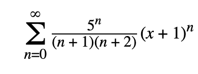 Σα+ 5 + 25 (α + 1) n=0