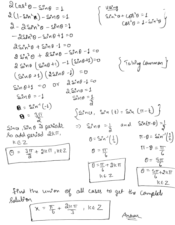 a los²o-sino = ΟΥ Roll using 2(1-Sinha) - Sino=1 sin²o+ cos²0=1 2-asinto - sino = 1 costo=f-sinto -25o-sino +1 -0 asinto + si