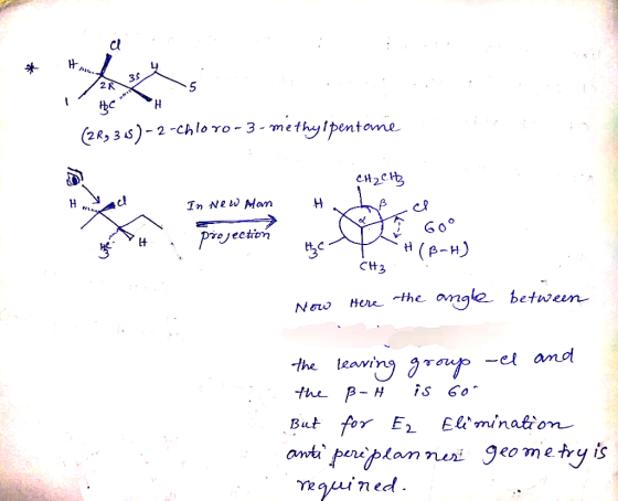 (ZR9 38 ) -2-chloro-3-methylpentane CH₂Clt In New Man Ho Be KEYH projection HC T H (B-H) - CH₂ Now Here the angle between the