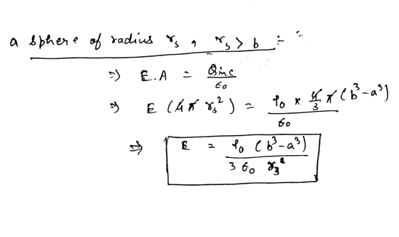 : a sphere of radius & a r>b ») E.A - Blanc » Elh*82) = lo x K x Cb -as) B 2 36