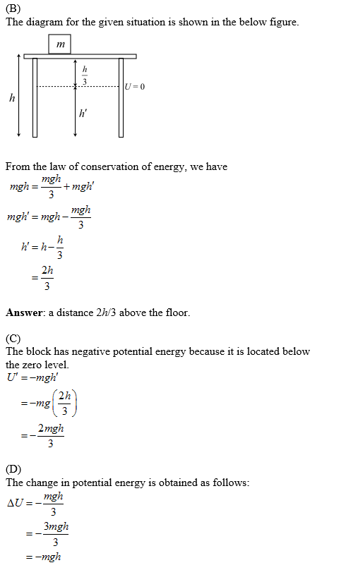 The diagram for the given situation is shown in the below figure 1n From the law of conservation of energv, we have mgh mghmg