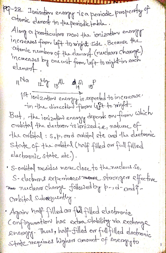 pp-28. Jomisntiou energer isa peniodic proponty atomic elument in the peniodic forble. energyrisa peniadie pmoperty of Along