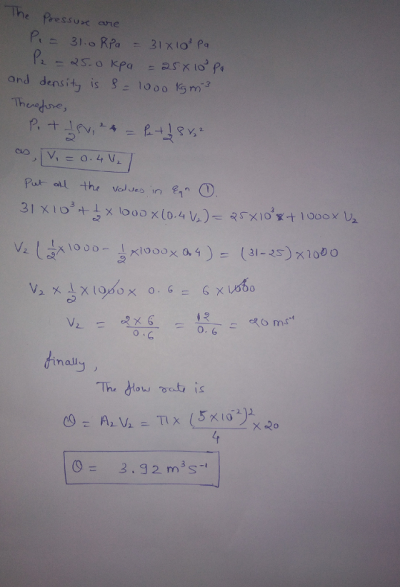 Pressue ne and density is S- 100o ts m Pat al the velves n en O. 31-2S100 o mal