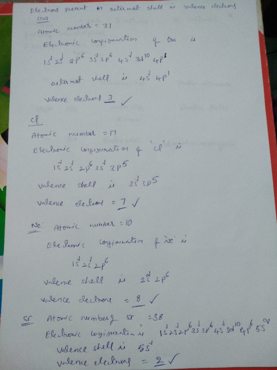 Eletrns peent n autir mek shell vdente lecrons 31 number Atowic Electronic J 45 4pt auka mat shel Vadence Sesrent 3 Atoric nu