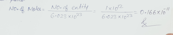 لا إلا No. of Moles - Noo of entity 6.023x1023 1x102 -- 66023 *1023 00166810