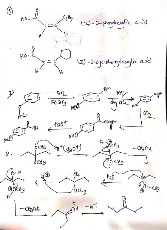 * 12. poglable at 13) - 3-phenylcysylic acid Ito 11 al Cuch erulic and ---- Bn Febra Mar 130+ 12 - meo men TO CHA -CBO OCHS -