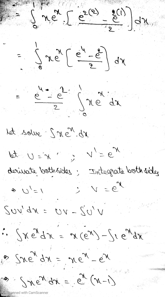 sner [ 2² (2) ae du 2 ale du sere Sne de ne da 2 let solve Snen. da v=en derivate both sides; Integrate both sides z let. U =