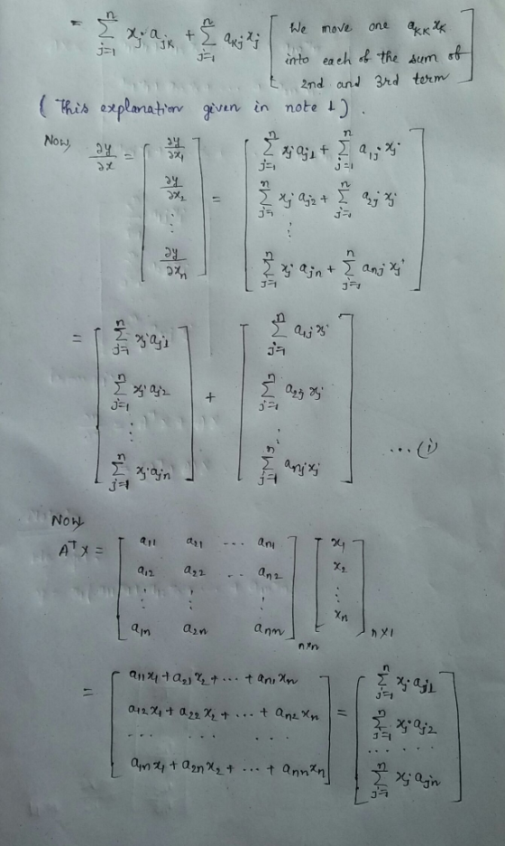 + EaRj lj jal We move one Okkkk 12 into each of the sum of 2nd and 3rd term geven in note t) (This explanation Now, ay ay 3%