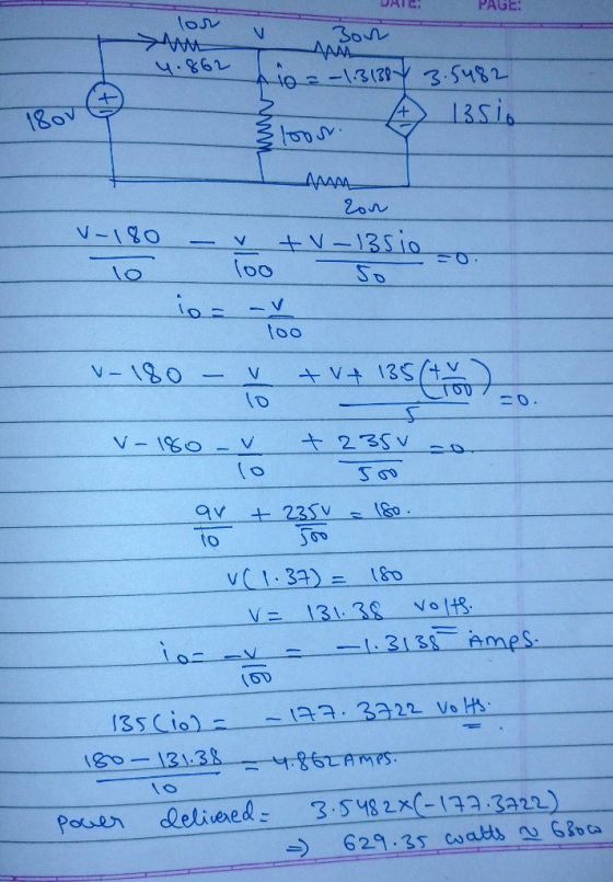 DATE. PAGE -1313 3.582 Sv 1o to o 1.313「Ames ゜ (6D
