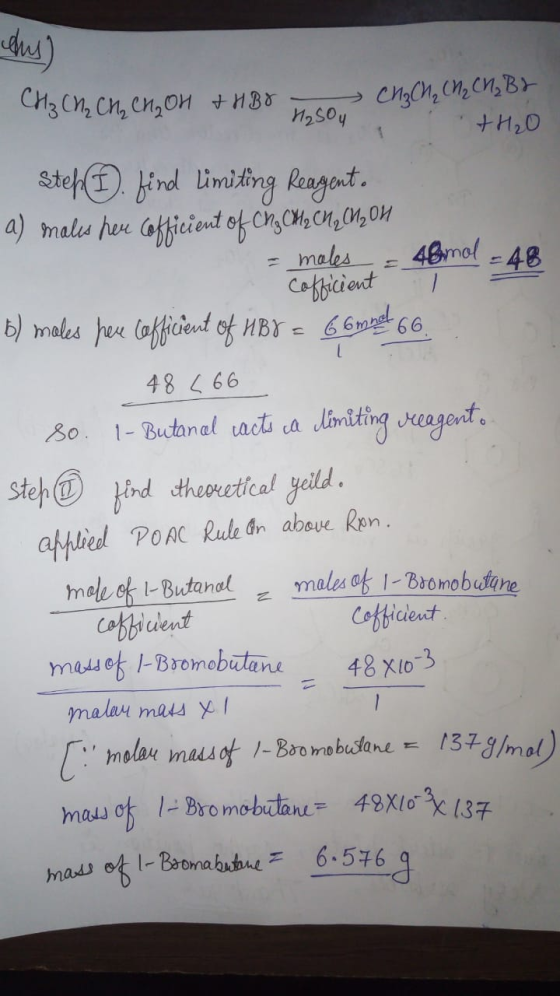 chCh, Cn Cn,B +H20 СИз Ст, Ст, си,ои +ИЗ8 12soy ste irnd limiting Reagat. a malu her oficient of CnC, C,, o males Cafficient