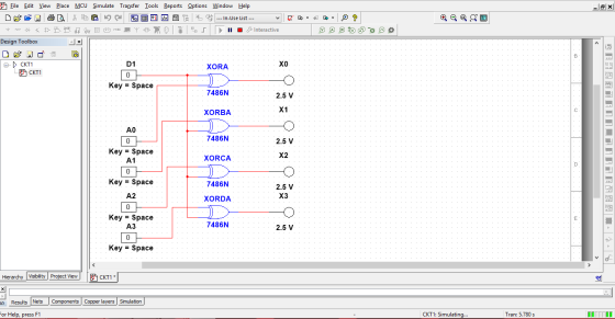 6X @@SE File Edit View Place MCU Simulate Transfer Tools Reports Options Window Help 0 6 % E & 2 园画回留」曾 -- In-Use List --- +