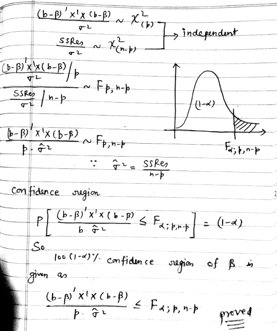 (b-B) xx (b-B? a X (p independent ssRes a xe no ~ Fp, hap SSRez In-p H -2) VIL, Tb-B) xlx (6-B) Font por Fa; k, nap . : Ộz.