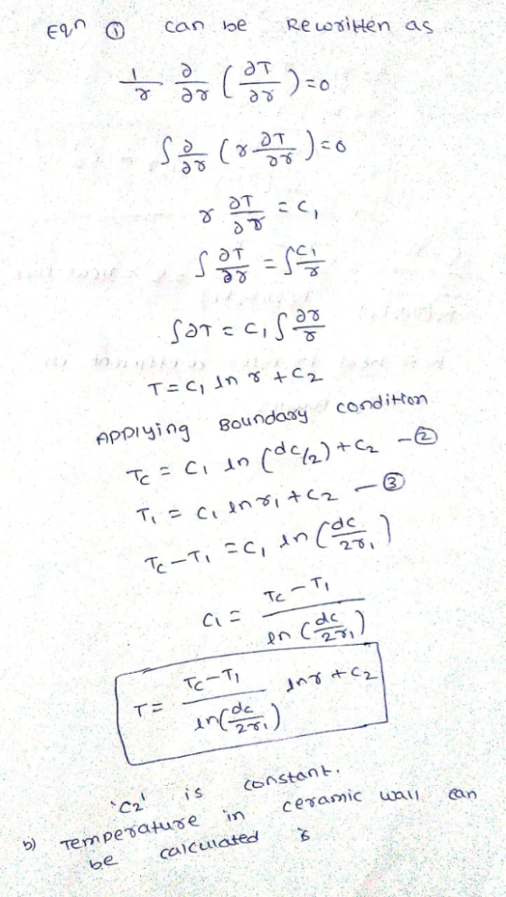 EVnⓘ can be Rew He nas 万-」デ to. na 80u ndaag co d it-ton 2-31 C2 i cstont 5) Tem per ature in ceγamic beCalculated ぐ!
