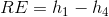 RE=h_1-h_4