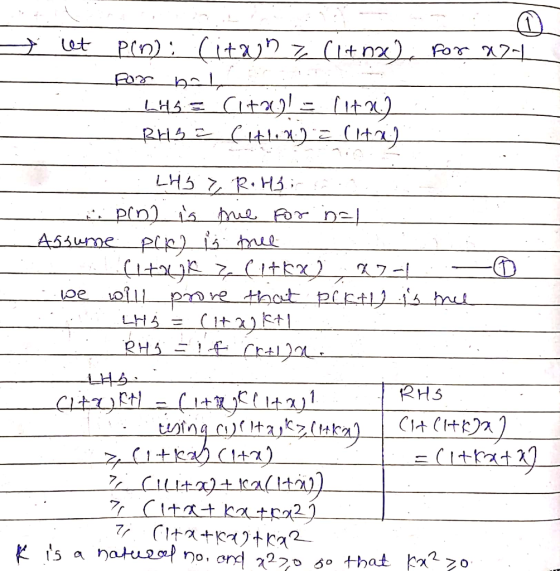 iet intimin Pln): Citan (ltne). For an For bol LHS = Cita) = lital RH3 = Citlin) = (ita) : LH5R.H3i i prol is sue for n=1 Ass