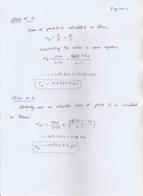 Shoes at point A is calculated as んllaas At equation Substituting tha vaies in above 3.5q 1A. 82 13138.6 6 月 is calanlated ca