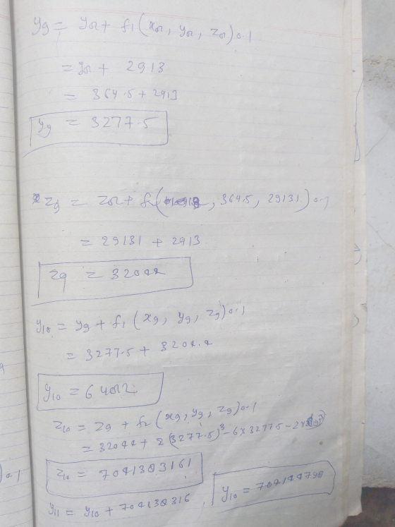 Yg= yot fi (kor, Yoo, Zo)ol. =yout 2913 = 364.5+2913 = 3277.5 Blizz = 2a+ fal benig, 369.5, 2913).) ay z 29131 * 2913 1 = yg