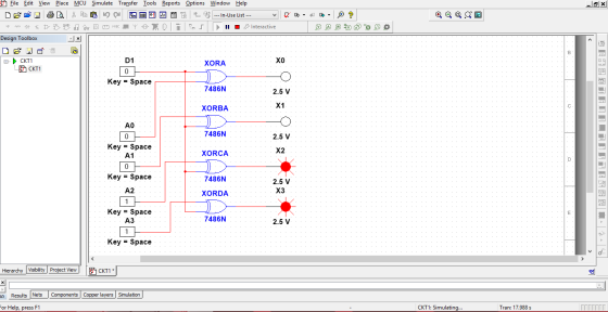 6 X QO@ga Eile Edit View Place MCU Simulate Transfer Tools Reports Options Window Help OR % 7. PMS * --- In-Use List --- the