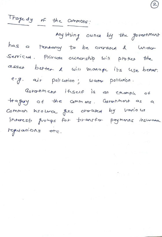 2. royc dy f the Commons Ay bhin owna bythe overnmunt has a tandany to be aSSc+ au r w ater ohe Comhm ons Govcrhment as a by