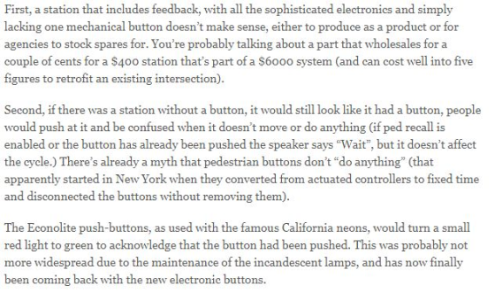 First, a station that includes feedback, with all the sophisticated electronics and simply lacking one mechanical button does