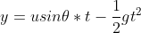 y = usino *t --gt-