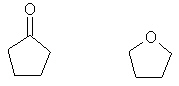 The compounds shown below can be distinguished by