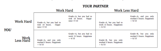 You have to do a two-student project in a class. A