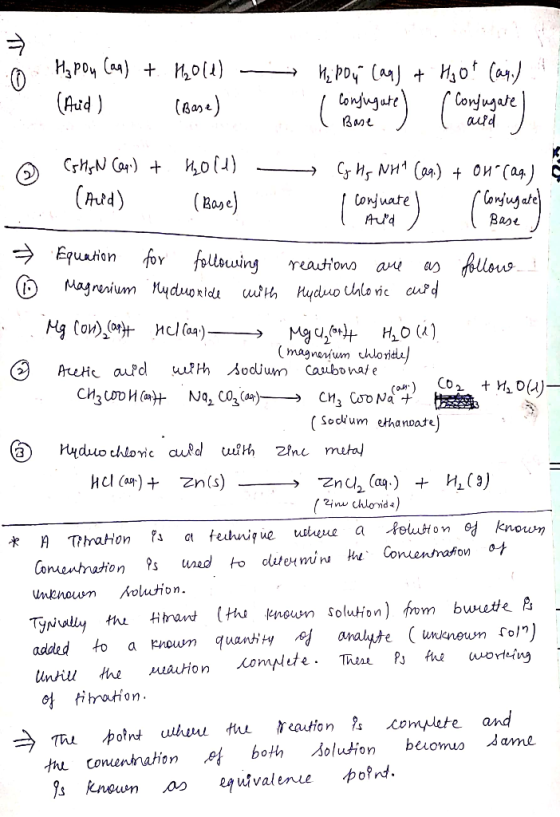 . H₂ pon (aq) + H2011) - H₂ Bou (ans & Hoot (ay) (Aud) (Base) I conjugute) / Conjugate 1 I Base . I aid J a Cs Hy N (ap.) + 4