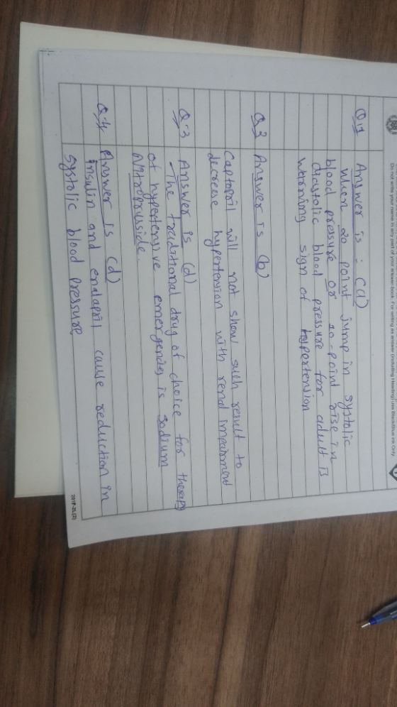 Do not write your name in any part of your awerbook. For writing as a r chiding Ho u se Ba n k Only Answer is : ca Wien 20 po