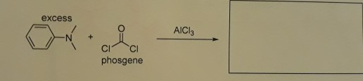 excess AICl3 Cl︿Cl phosgene
