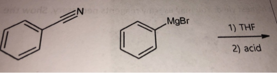 world N MgBr 1) THE 2) acid