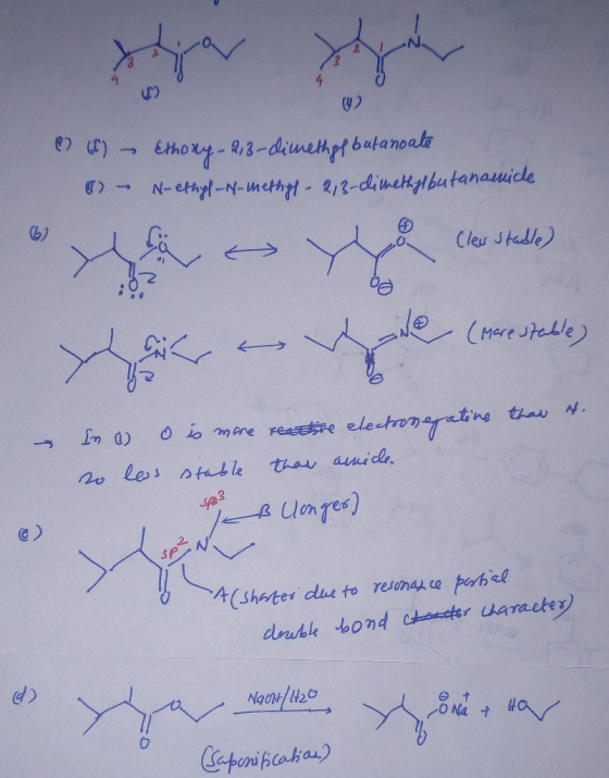 0 (1) - Ethony, 2,3-dimethaf butanoate N-ethyl-N-methyl-2,3-dimethylbutanamice a Cher Stelle) L ive (mare stable> - In a ois