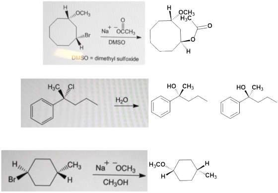 H OCH3 Hо Na OCCH3 Br DMSO H DMSO= dimethyl sulfoxide Нас, CI HO CH HO CH Н-о rooRveue www Hll «СH, Na OCH3 Br н CH-он Ol