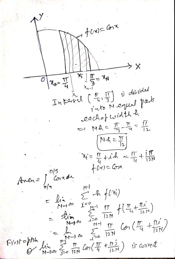 fria Corn X X IT 0 IN No= Unol Internal ( 424 ) i decided into the qual parts each of width the Nha 1 - 1 / Nh=T To + in 12N