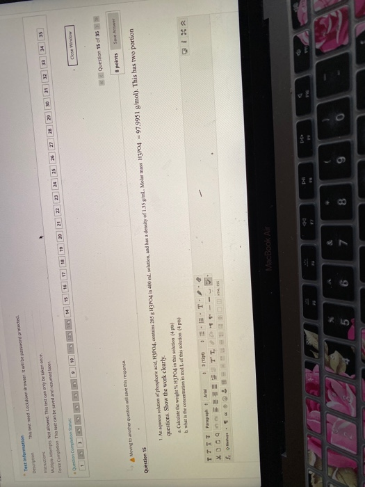 Test Information Despoon These Lodidown Browser. It will be pard protected 14 35 emps Not allowed. This test can only be take