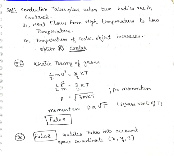 Sole Conduction takes place when two bodies are in Contanit. So, heat flows from High temperature to low Temperature So Tempe
