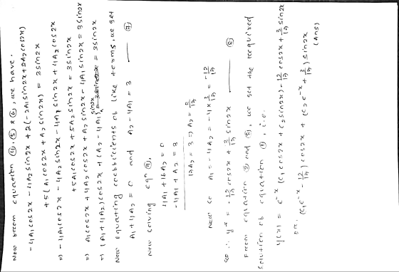 COS2xt equation NOO we have from 56 -LACOS 2X-L1 An sin 2x + 2(-2A Sin 27 7 2421052) +5(Aicos2x + An sin 271) F 3 Sin 2 x =)