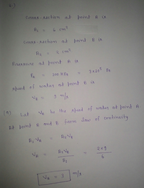 fa = 300 kPa = 3x105 Pa 0 1 Ai