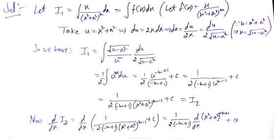 2 (-buti) Glory 2 (int) (n²+ 22 h Sol! Let I = funda = f f (wody (Let fwy - a hagyom) (unta .x (xta) Take u=htar du= ax dx=dx