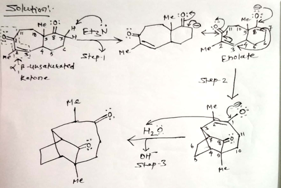 Solutions Xy Etyn P Me 28 Eholate A Blusetucated Ketone Step 2 Me . Hjö T он Step-3 не