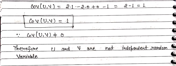 Cov(uN) 2.1--2.0 0-L T T- Cov (UN). Therefore not Thdepondent andom V and Cre Varuable