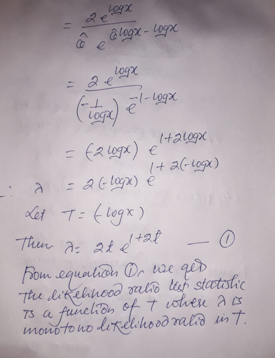 Loga Qe - cô logx - Loga e a logy = 2 e Choge) el-lope 172609C = (2 logx) e (+2(loge) - 2 (- loga) a Let T = (cogx) 0 Then de