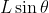 L\sin \theta