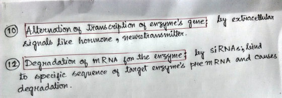 exMacelular signals like horunone ©91eurotransmi ter. (2) |Degradation % m RNA fo.the eN o épeaitic seauenee es torget esmes