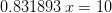 0.83 1893 г. 10