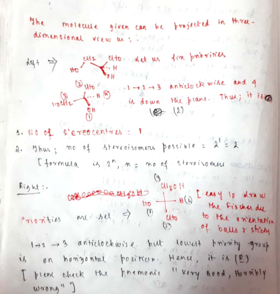 The molecule projected in three- molecule given can be dimensional view du:: give Left fin priorities - let us Ct2 elto Ho Y