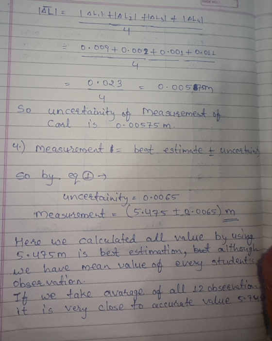 4 023 O 00 575m CI So unc 纠. uncestainityo 00GS Heso vwe calculeted all value b but altar atude le s have nOean obse we take