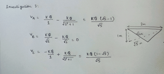 Investigation 3: VA= KO KO week96-1) KO (15-1) √ 2² +1 2m 14 im - O KO Kg ( √2² +1