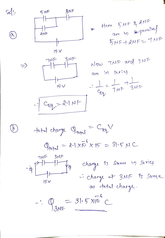 5 MF BNF HA - Hero FMF 12 2 QMF Here 512 Q Q NP Oye in leporalle 5 NF + QMF - TOF 15v TMF 3MF Now THP and BNF are in series I